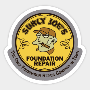 Surly Joe's Foundation Repair Sticker